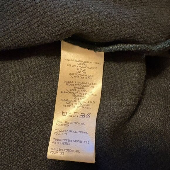 Free People Tomorrows Sweatshirt Cardigan, Rainforest L - Picture 7 of 8